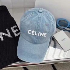 [커스텀급]CELINE 셀린느 로고 데님 볼캡 모자
